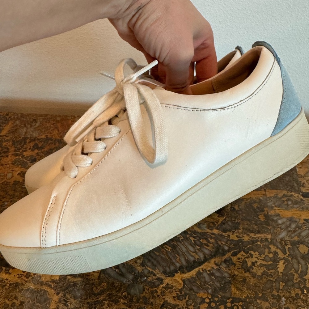 Fitflop Sneakers leather white rally size 9